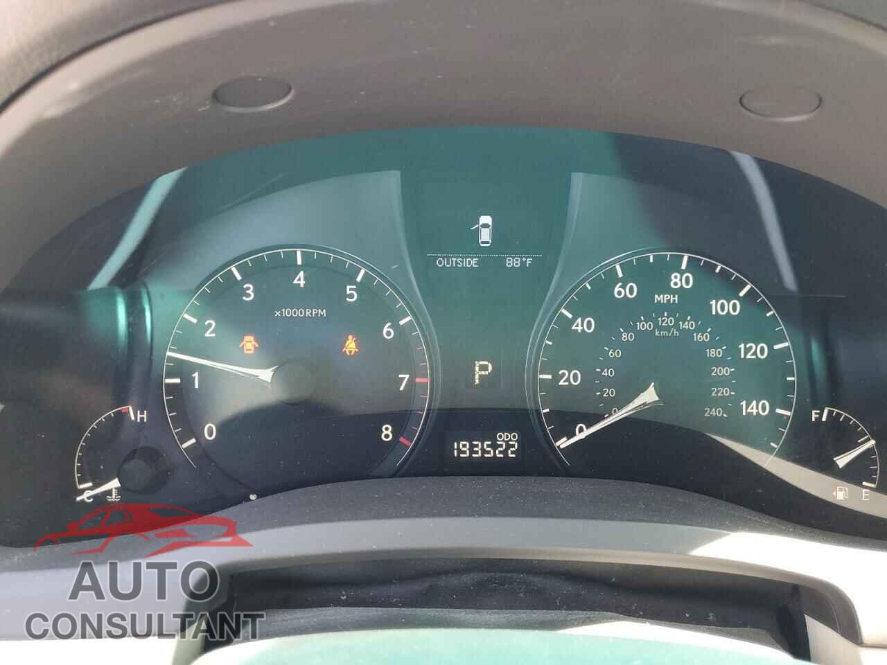 LEXUS RX350 2011 - 2T2BK1BA4BC117275