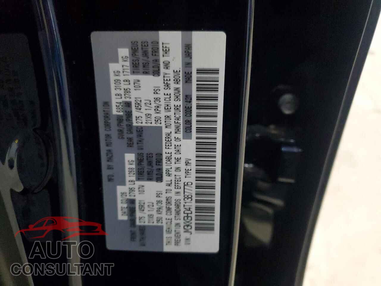 MAZDA CX-90 2026 - JM3KKBHD4T1387776