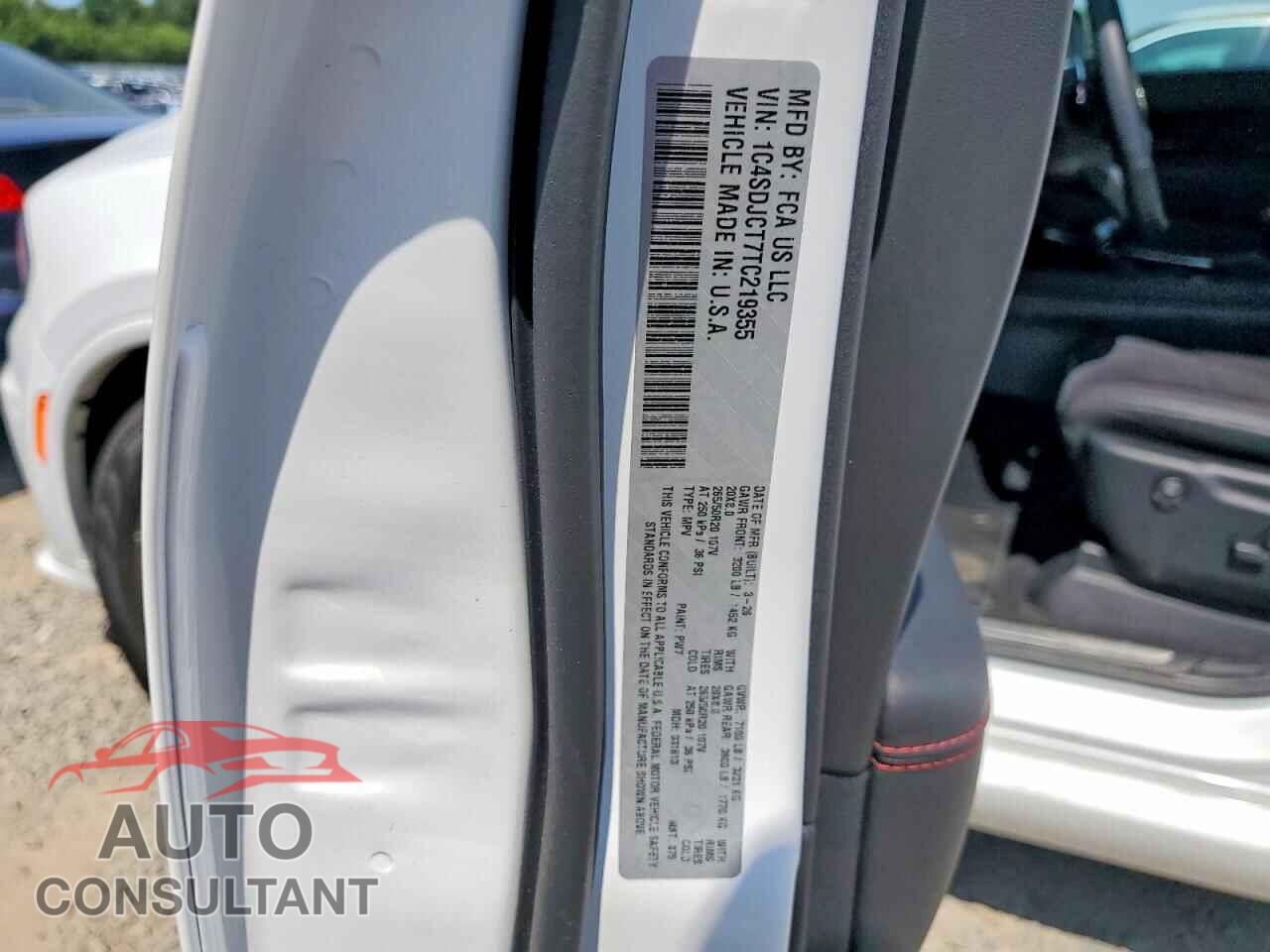 DODGE DURANGO 2026 - 1C4SDJCT7TC219355
