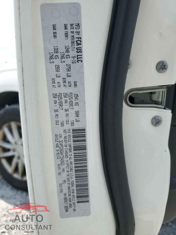 DODGE JOURNEY 2017 - 3C4PDDBG0HT542623