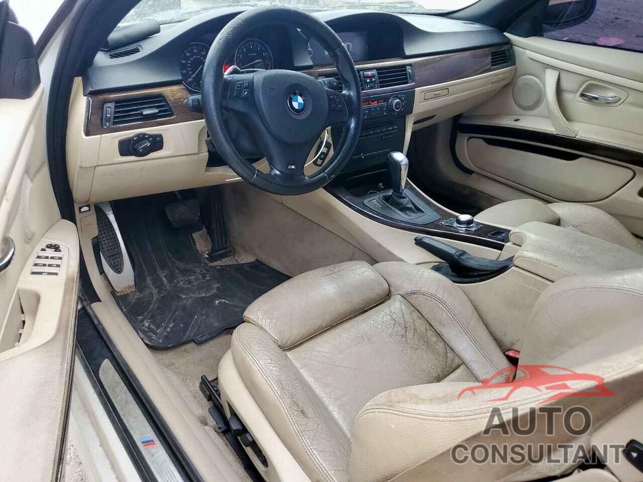 BMW 3 SERIES 2012 - WBADW3C50CE822438