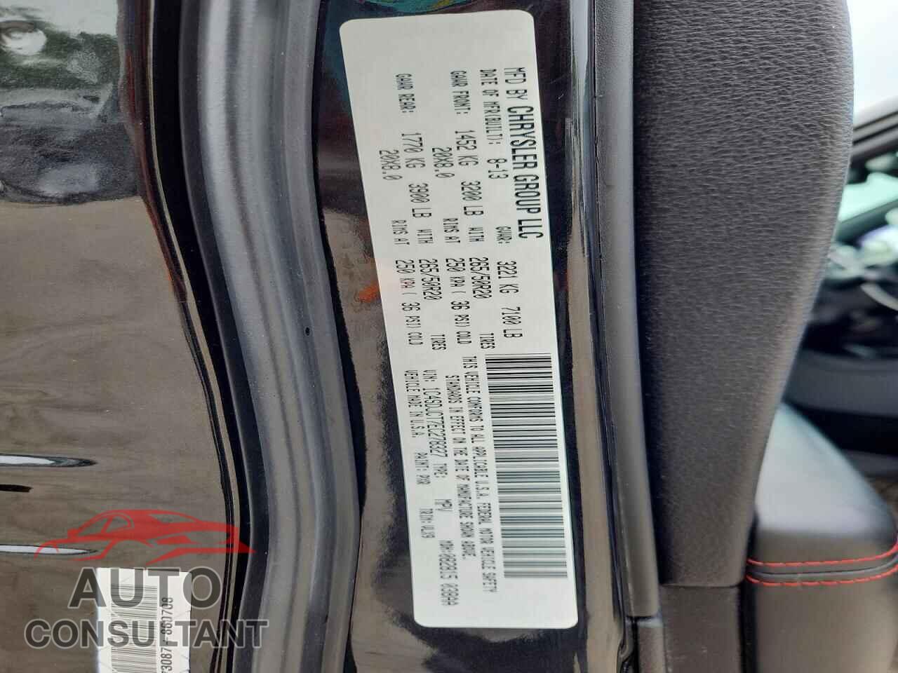 DODGE DURANGO 2014 - 1C4SDJCT7EC278327