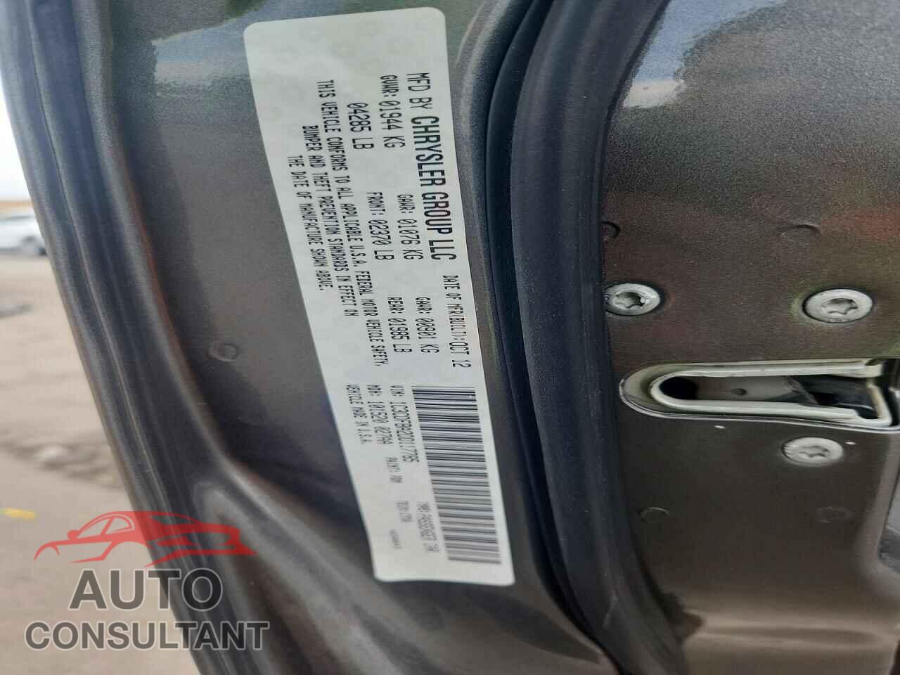 DODGE DART 2013 - 1C3CDFBA2DD117785
