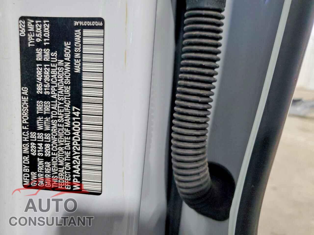 PORSCHE CAYENNE 2023 - WP1AA2AY2PDA00147