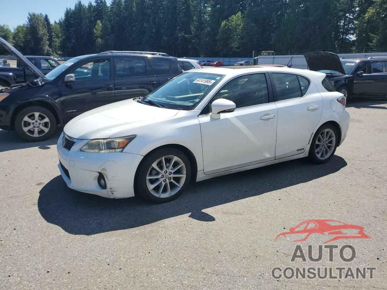 LEXUS CT 200 2012 - JTHKD5BH5C2060246