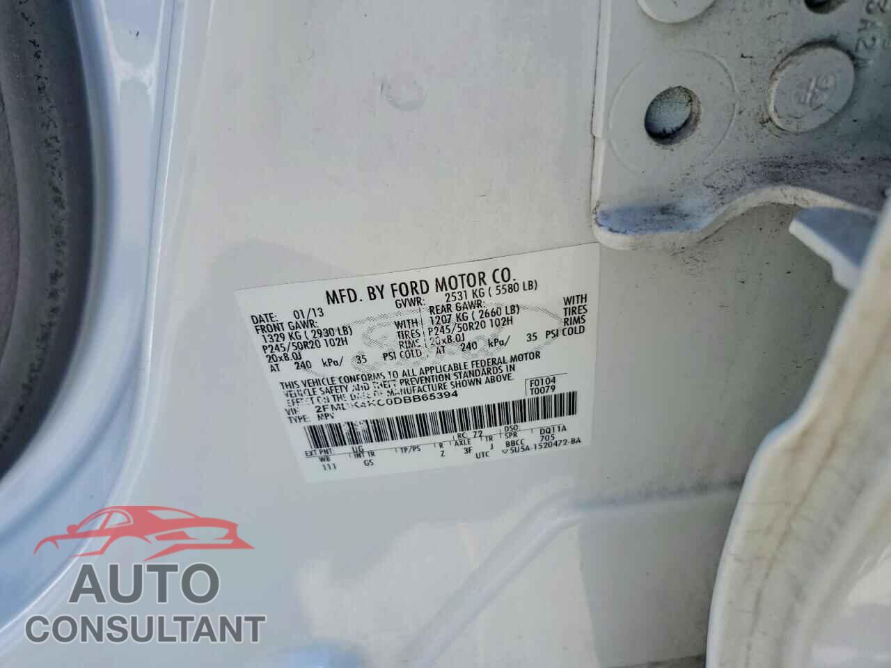 FORD EDGE 2013 - 2FMDK4KC0DBB65394