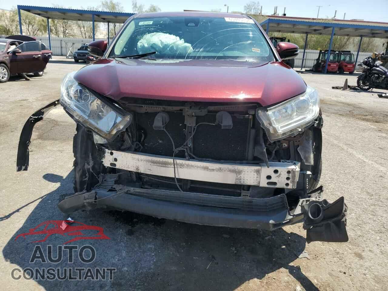 TOYOTA HIGHLANDER 2017 - 5TDZZRFH4HS205506