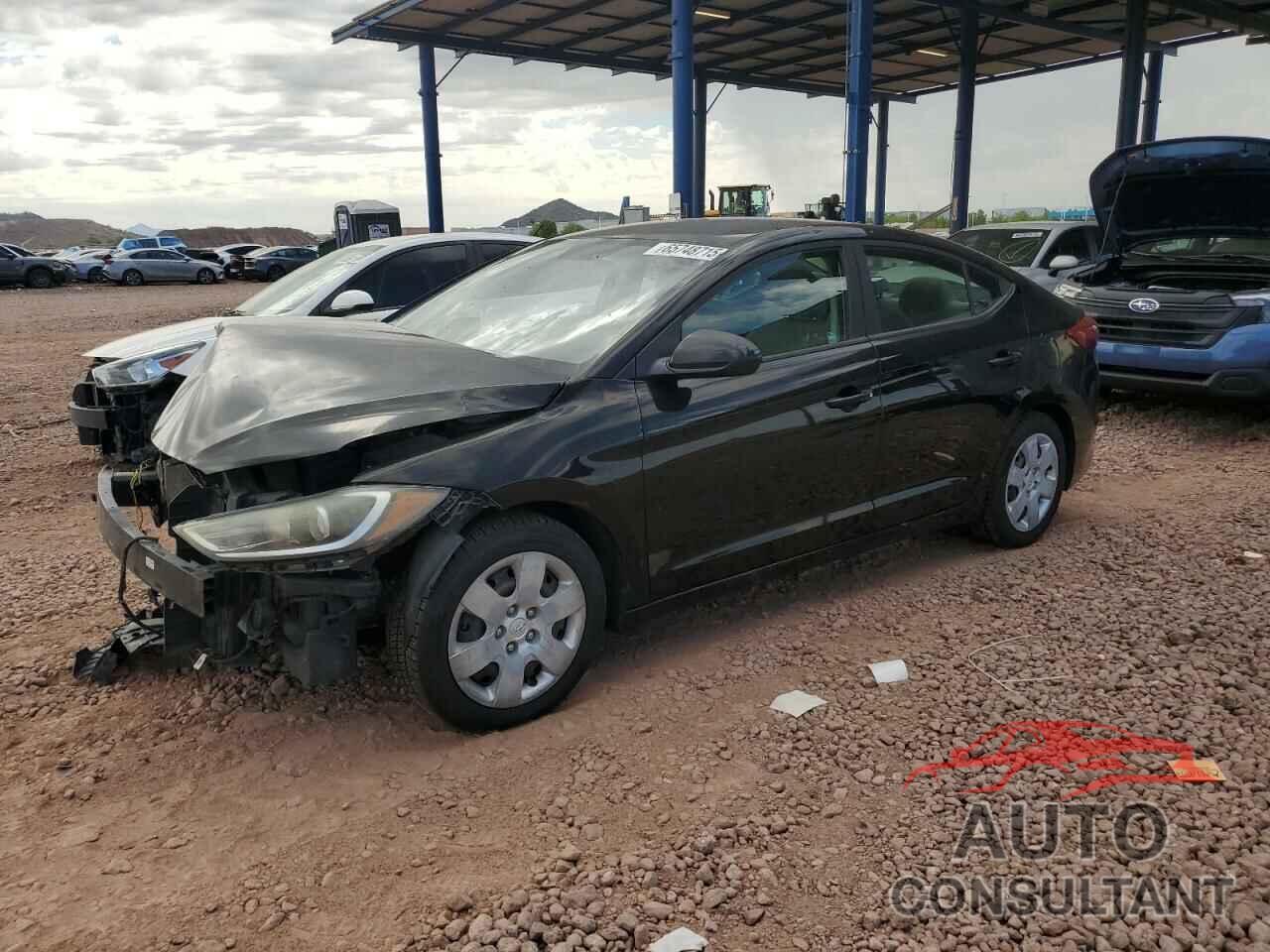 HYUNDAI ELANTRA 2017 - KMHD84LF8HU156577