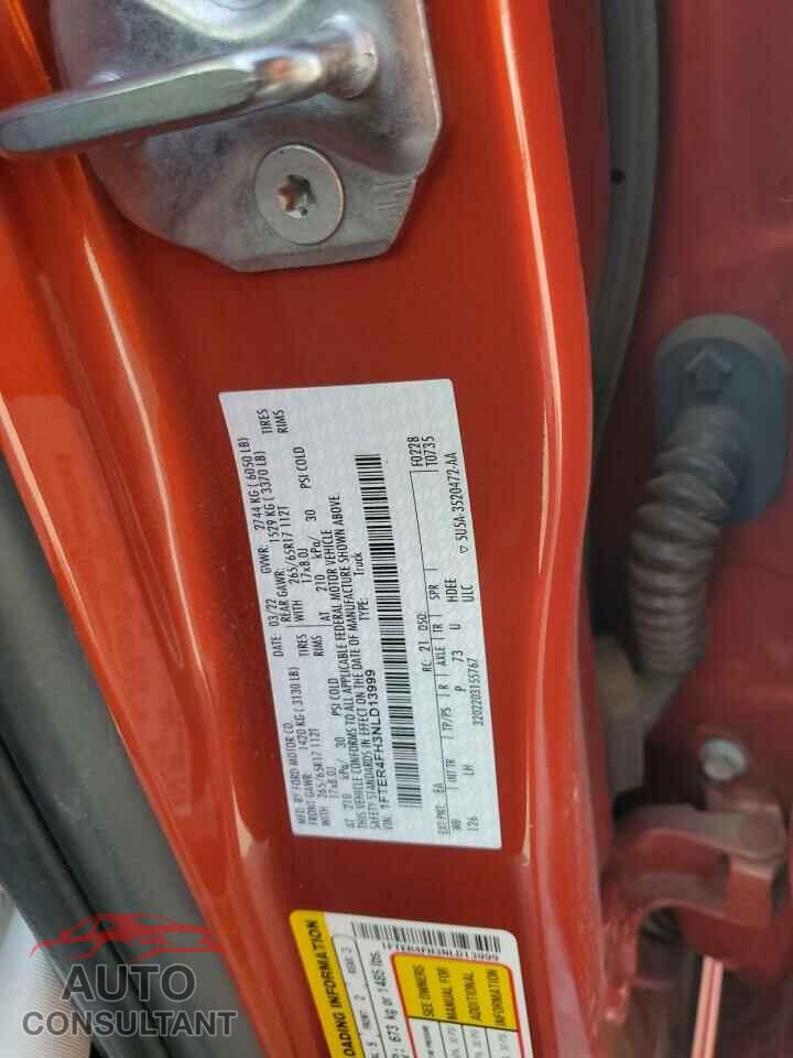 FORD RANGER 2022 - 1FTER4FH3NLD13999