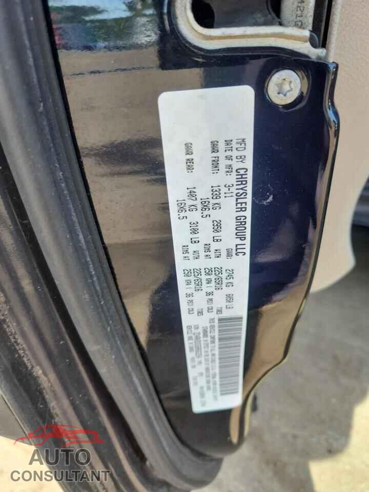 DODGE CARAVAN 2011 - 2D4RN3DG5BR663254