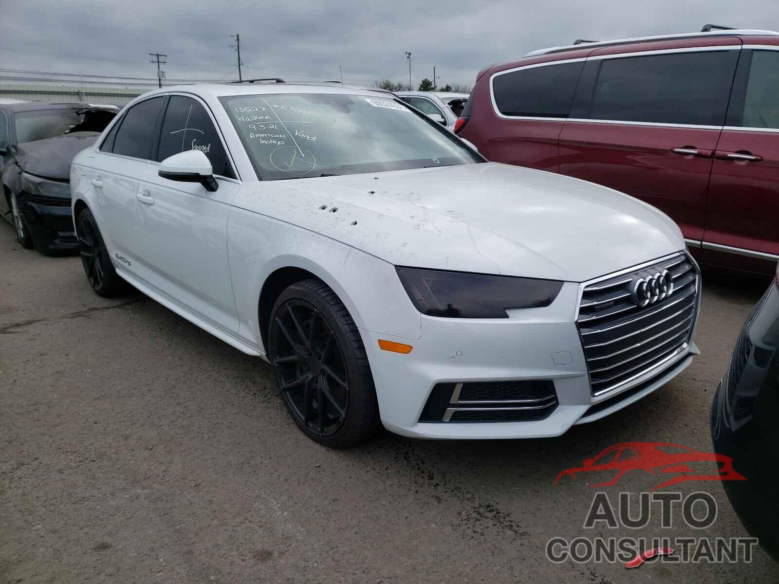 AUDI A4 2017 - WAUENAF45HN024345