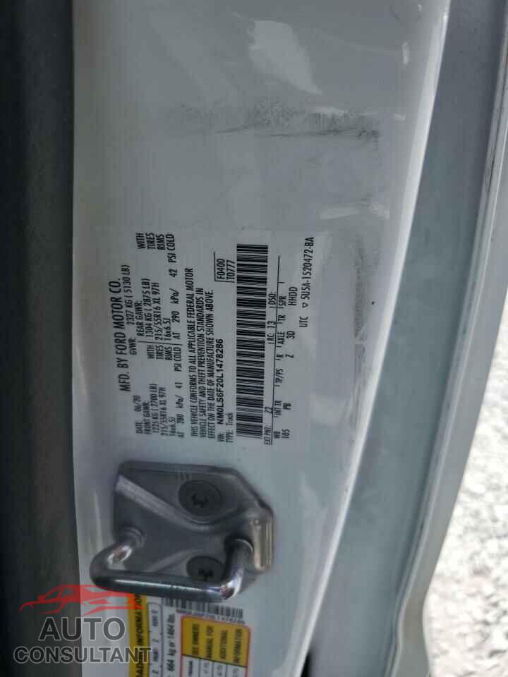 FORD TRANSIT 2020 - NM0LS6F20L1478286
