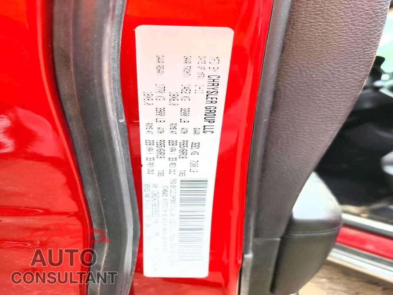 DODGE DURANGO 2011 - 1D4SE4GT6BC595622