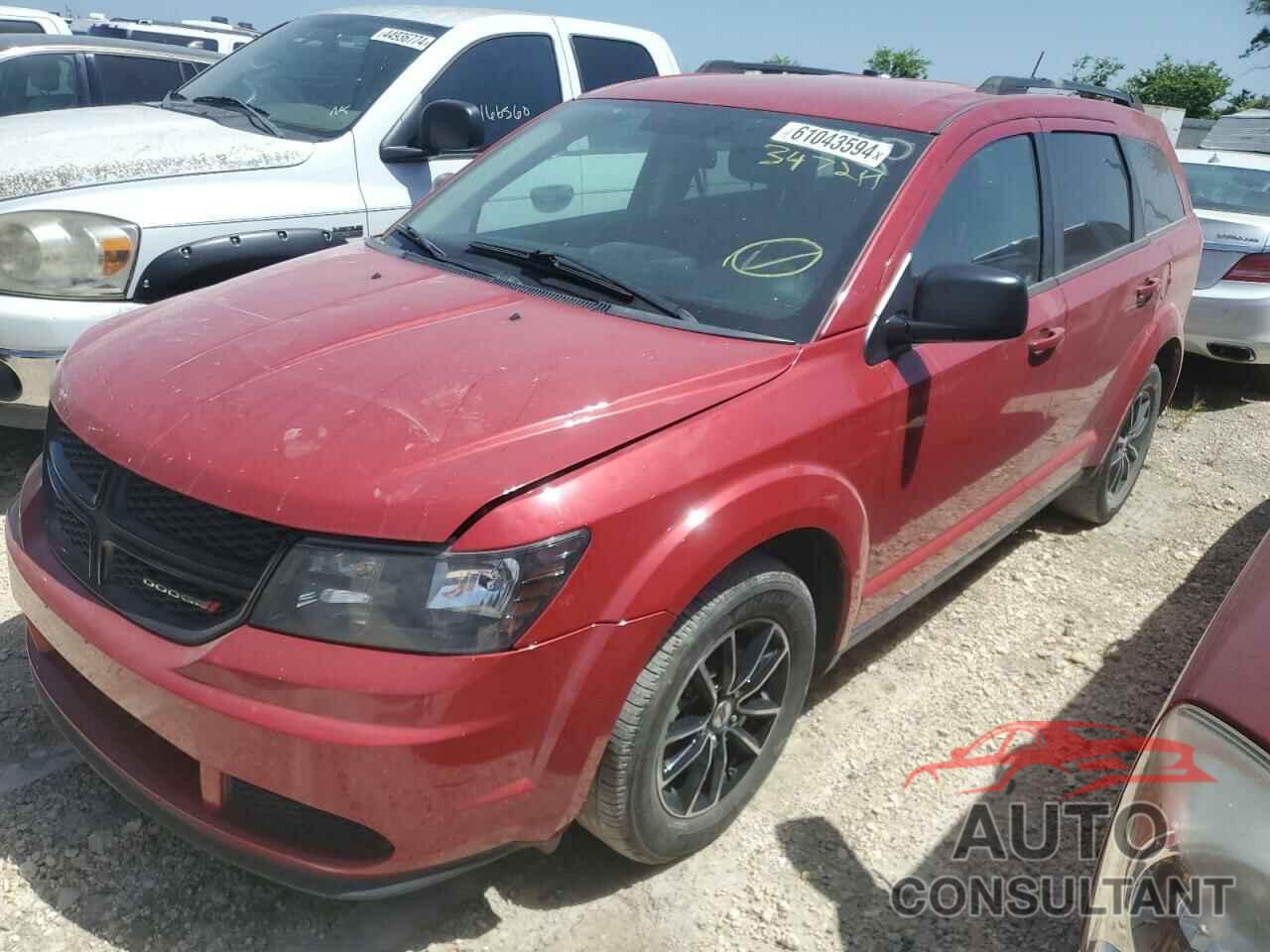 DODGE JOURNEY 2018 - 3C4PDCAB2JT347211