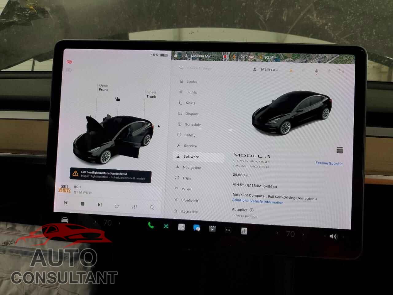 TESLA MODEL 3 2021 - 5YJ3E1EB4MF049644