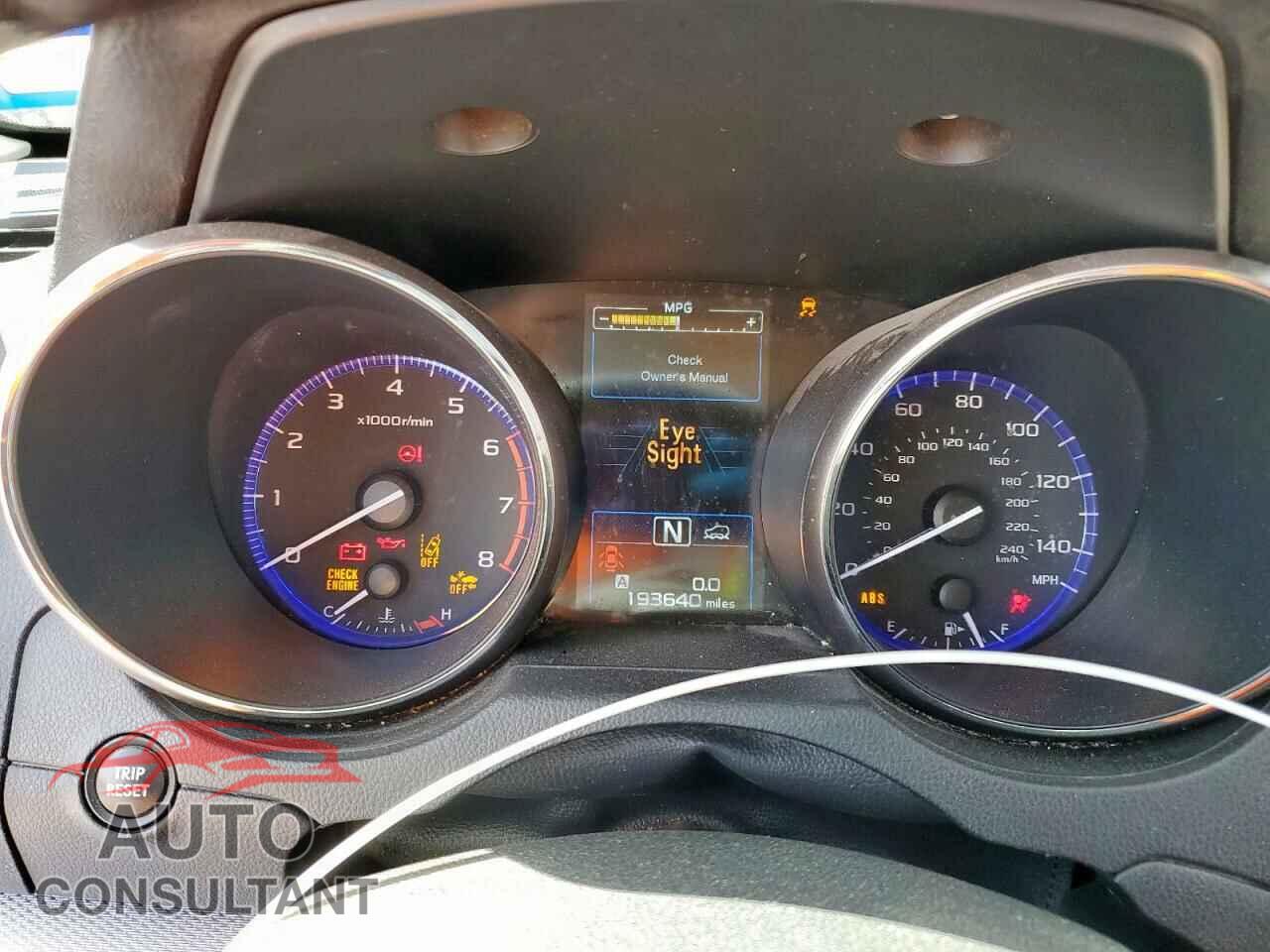 SUBARU OUTBACK 2015 - 4S4BSBFC3F3220994
