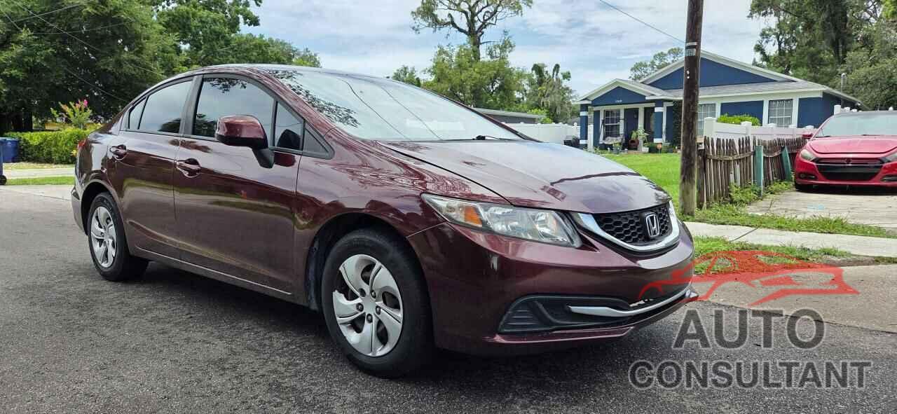 HONDA CIVIC 2013 - 19XFB2F57DE236743