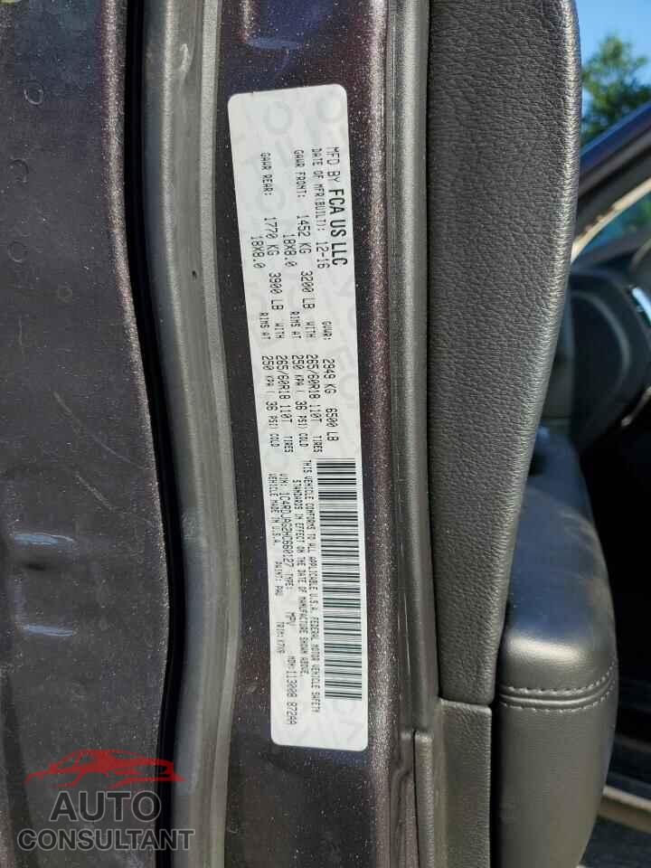 DODGE DURANGO 2017 - 1C4RDJAG2HC660127