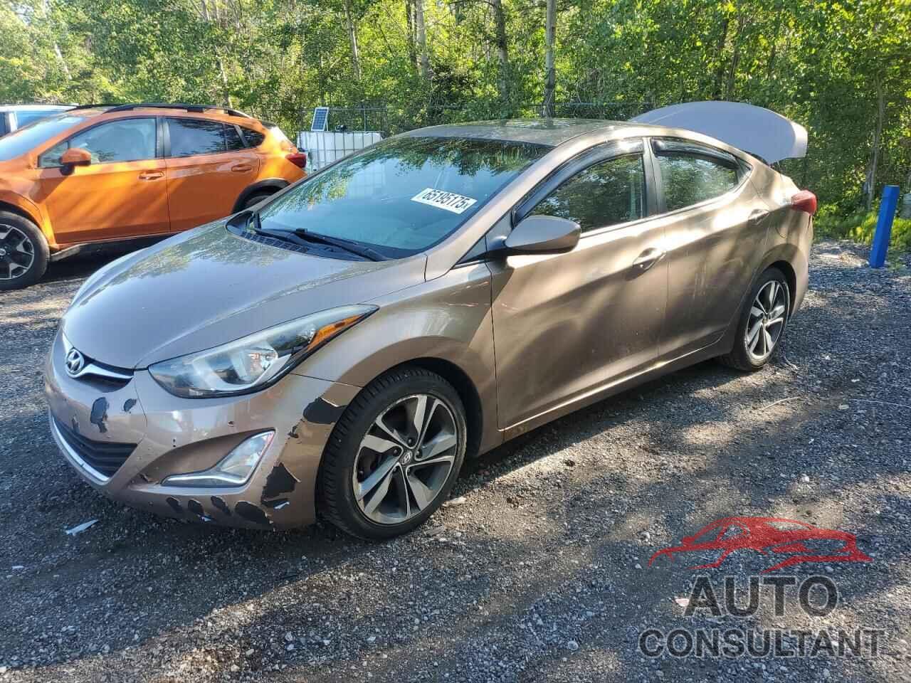 HYUNDAI ELANTRA 2015 - KMHDH4AH5FU237876