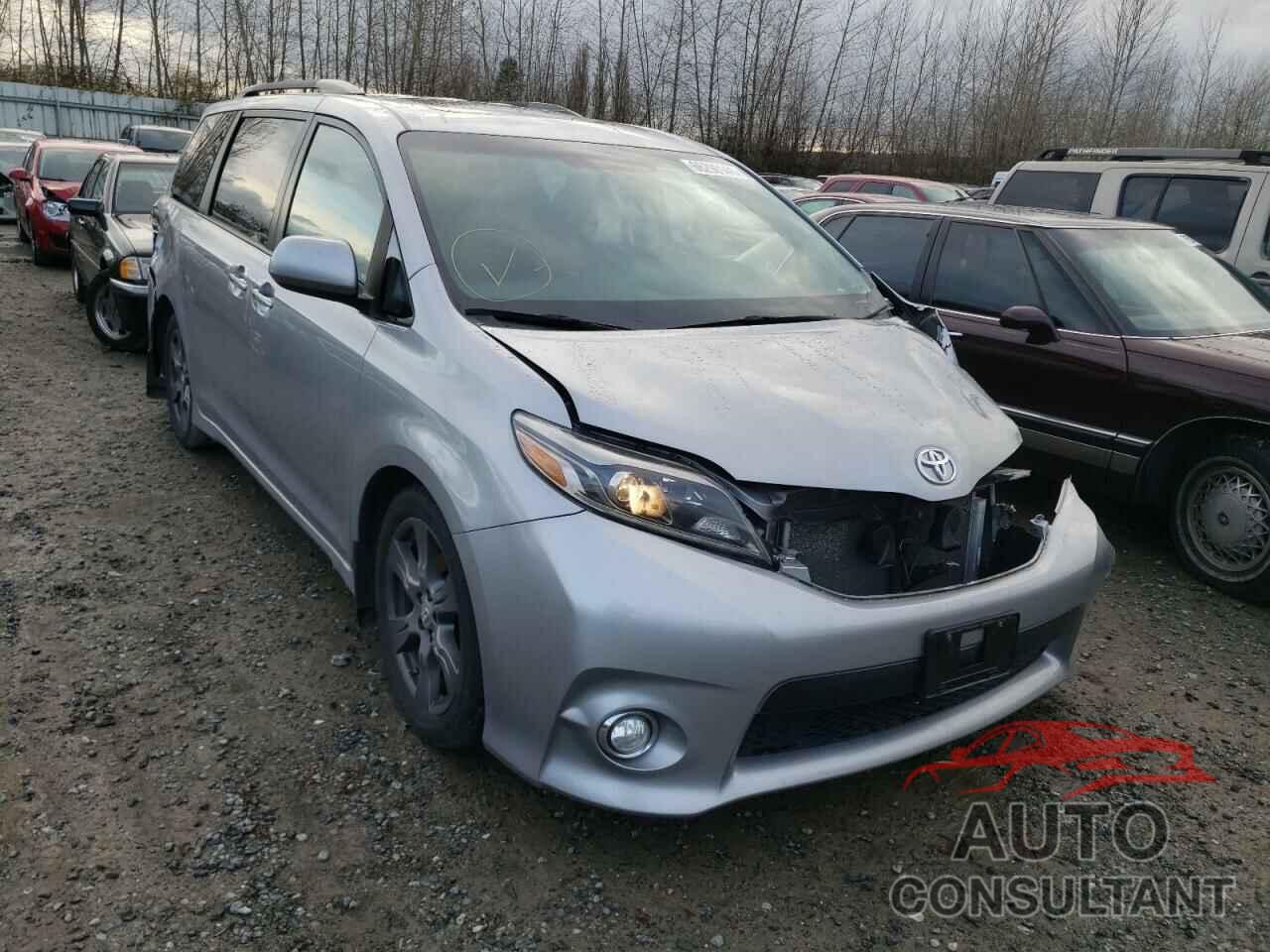 TOYOTA SIENNA 2017 - 5TDXZ3DC7HS792909