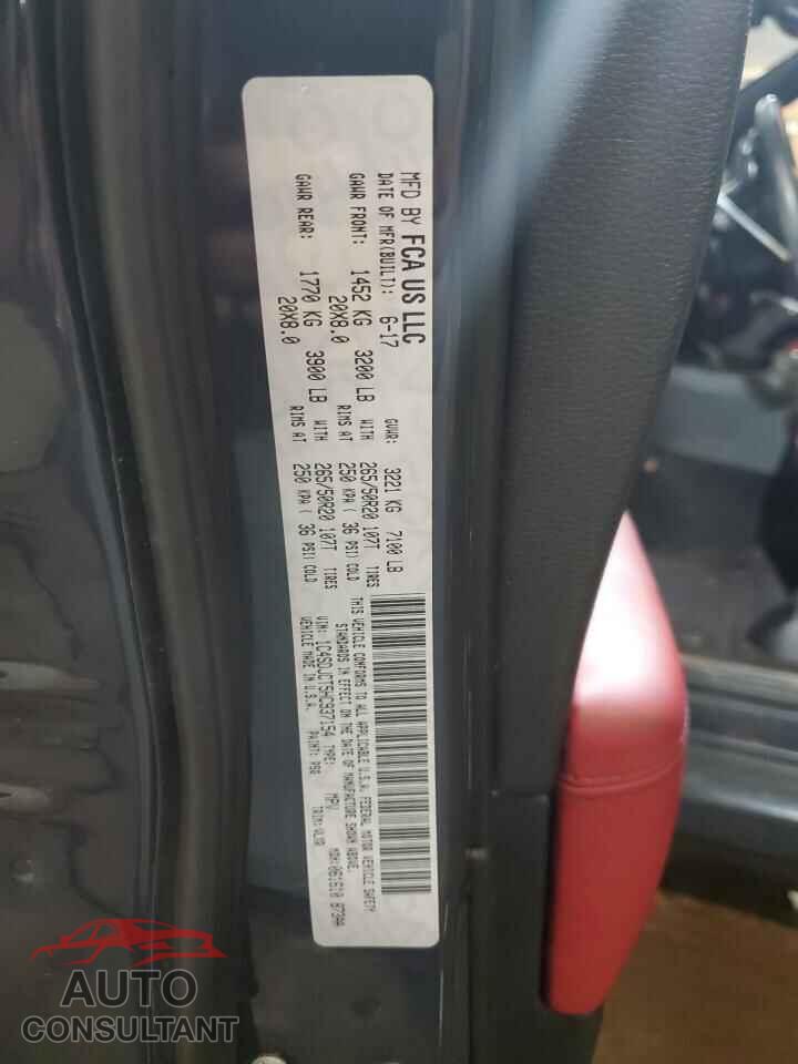 DODGE DURANGO 2017 - 1C4SDJCT5HC937154