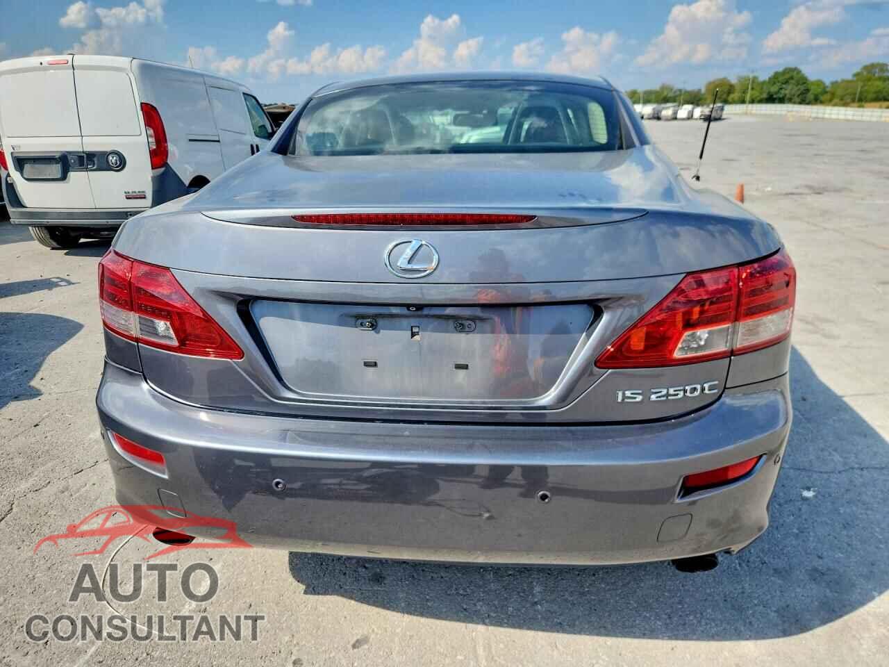 LEXUS IS 2012 - JTHFF2C27C2526151