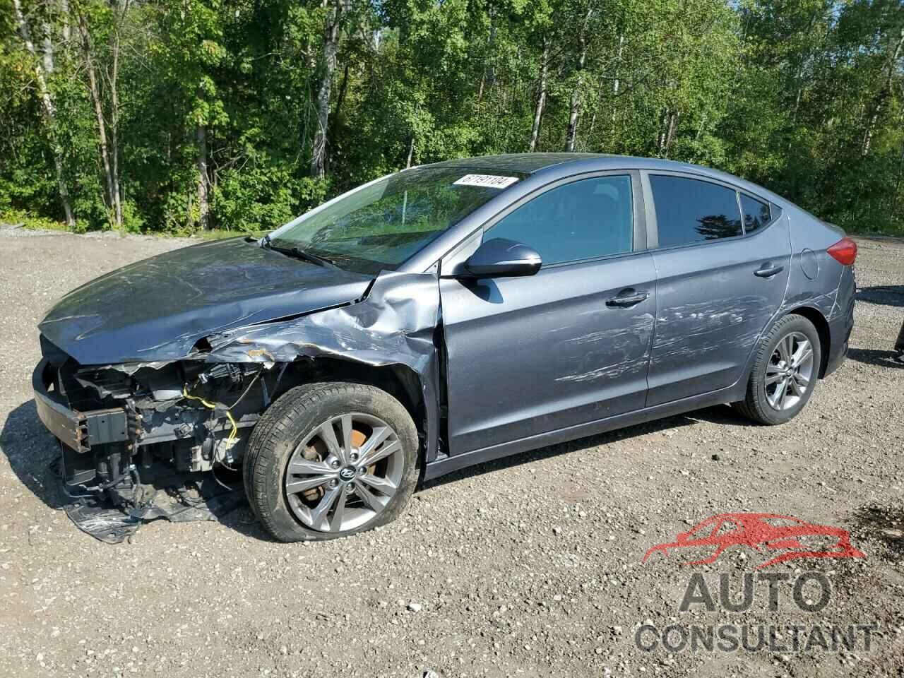 HYUNDAI ELANTRA 2017 - KMHD84LF7HU375787