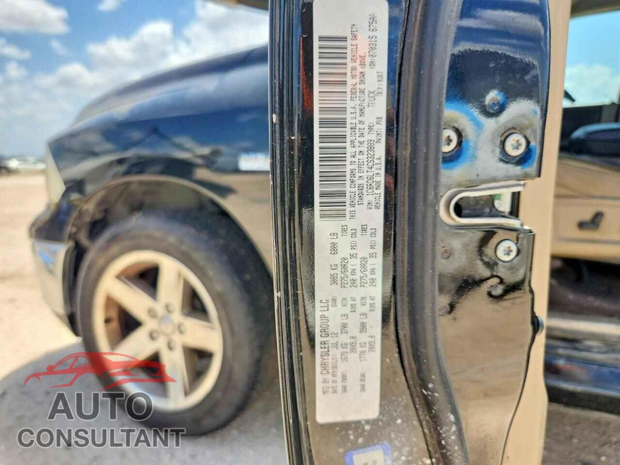 DODGE RAM 1500 2012 - 1C6RD6LT4CS323889