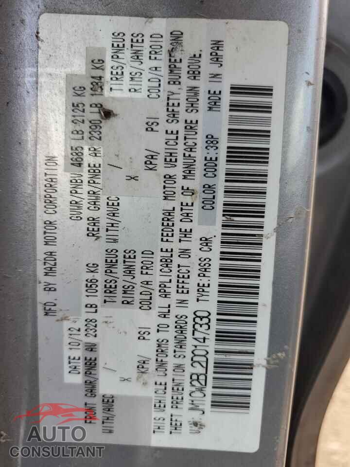 MAZDA 5 2013 - JM1CW2BL2D0147330