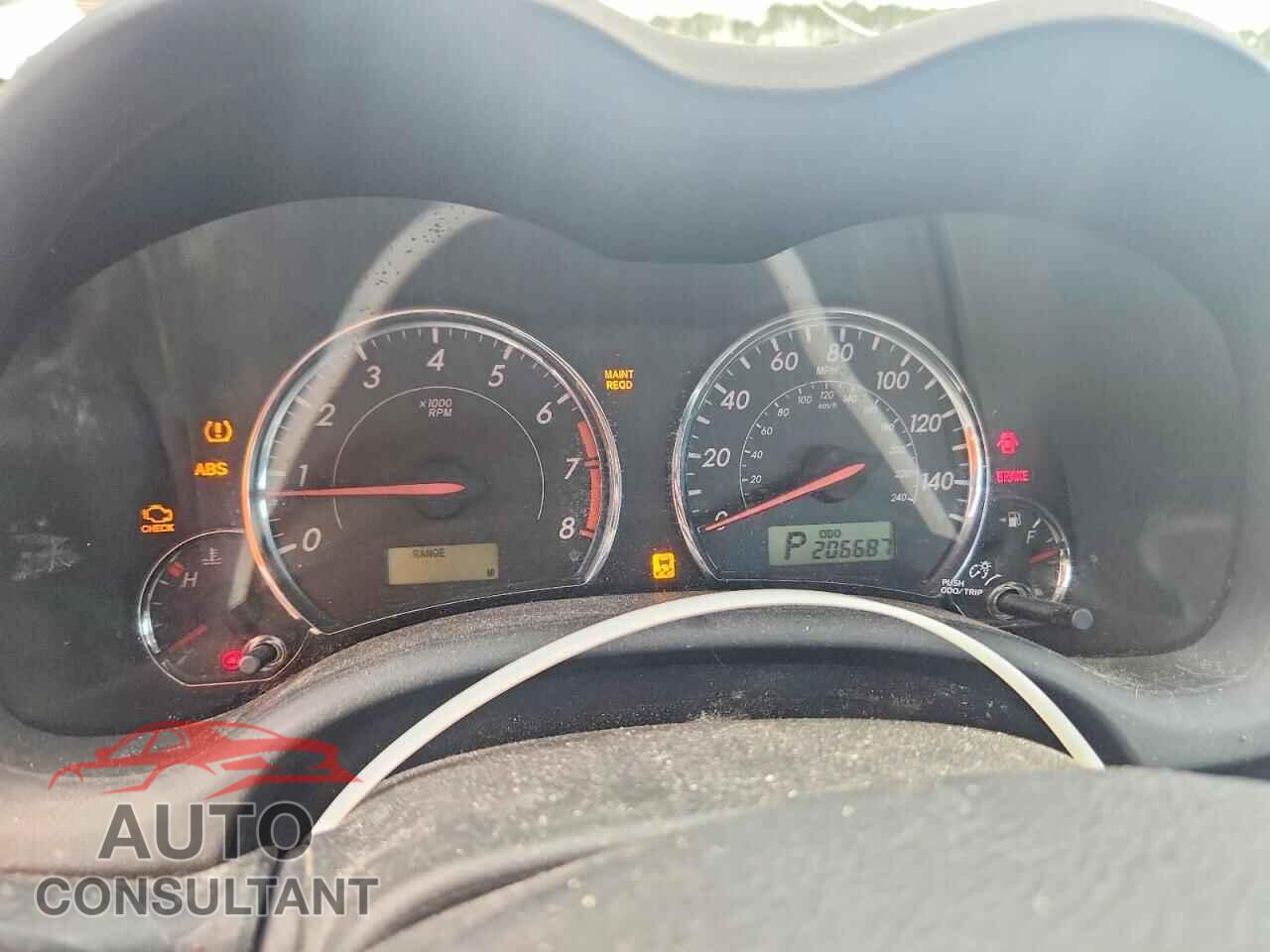 TOYOTA COROLLA 2012 - 5YFBU4EE6CP052977