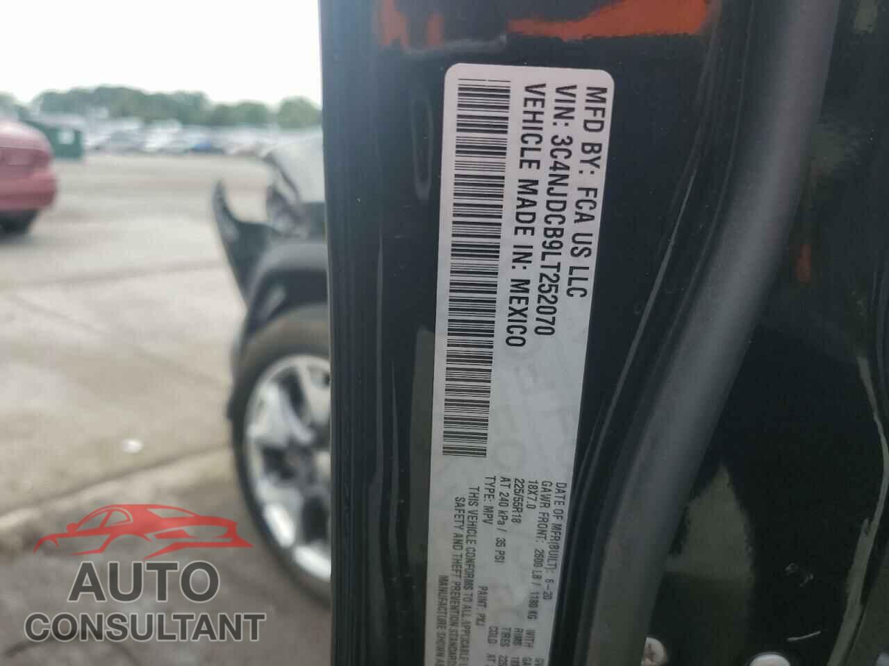 JEEP COMPASS 2020 - 3C4NJDCB9LT252070