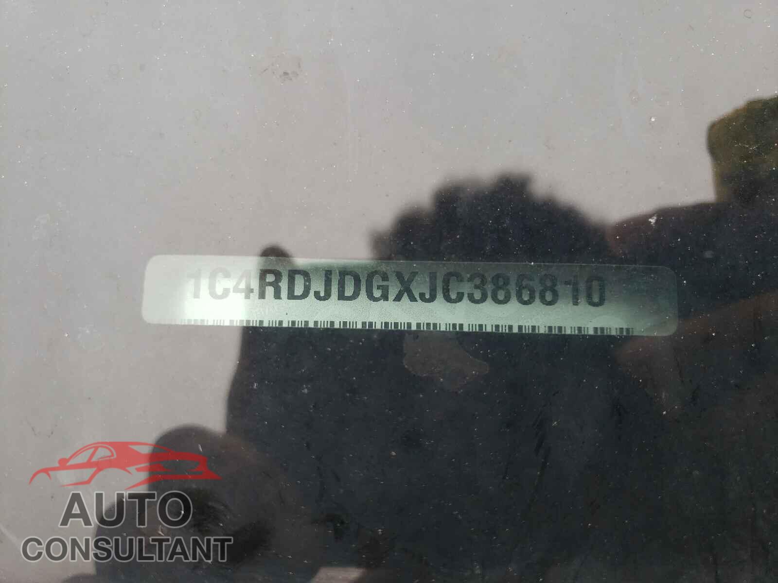 DODGE DURANGO 2018 - 1C4RDJDGXJC386810