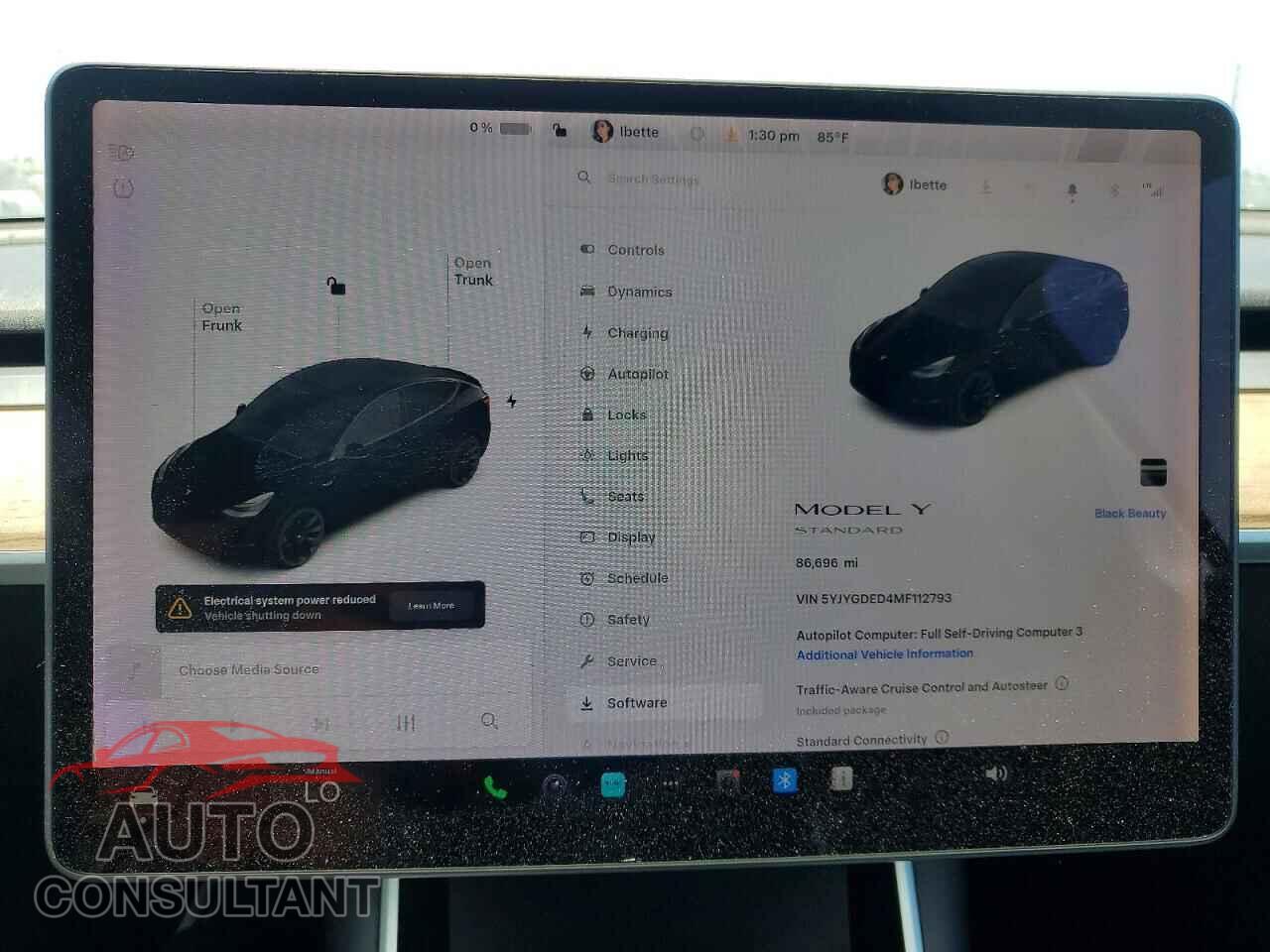 TESLA MODEL Y 2021 - 5YJYGDED4MF112793