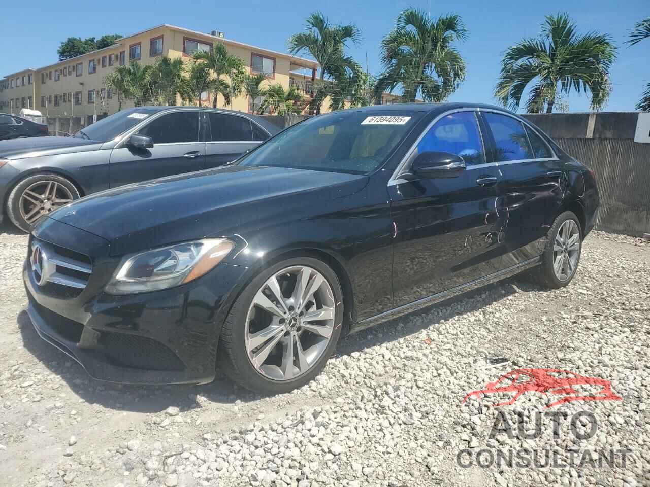 MERCEDES-BENZ C-CLASS 2018 - WDDWF4JB8JR318967