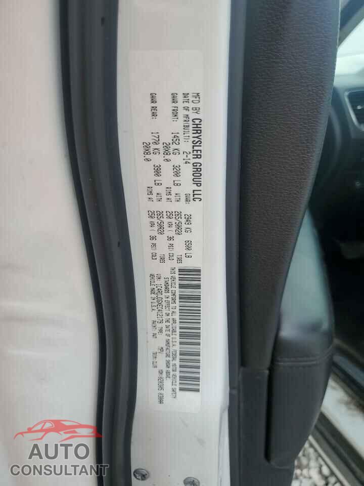 DODGE DURANGO 2014 - 1C4RDJDGXEC412179