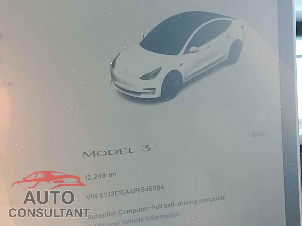 TESLA MODEL 3 2023 - 5YJ3E1EA4PF545894