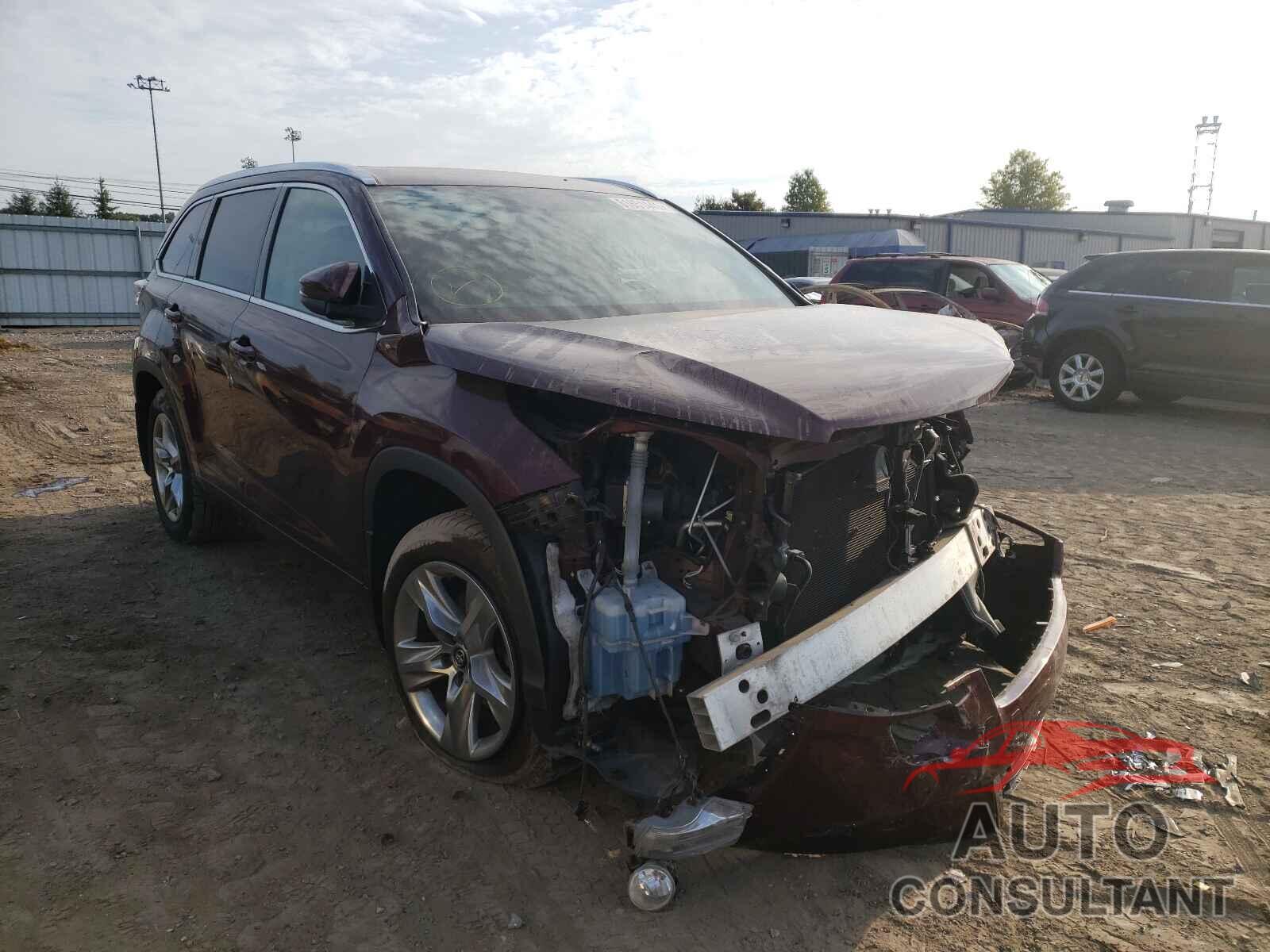 TOYOTA HIGHLANDER 2016 - 5TDDKRFH1GS300053