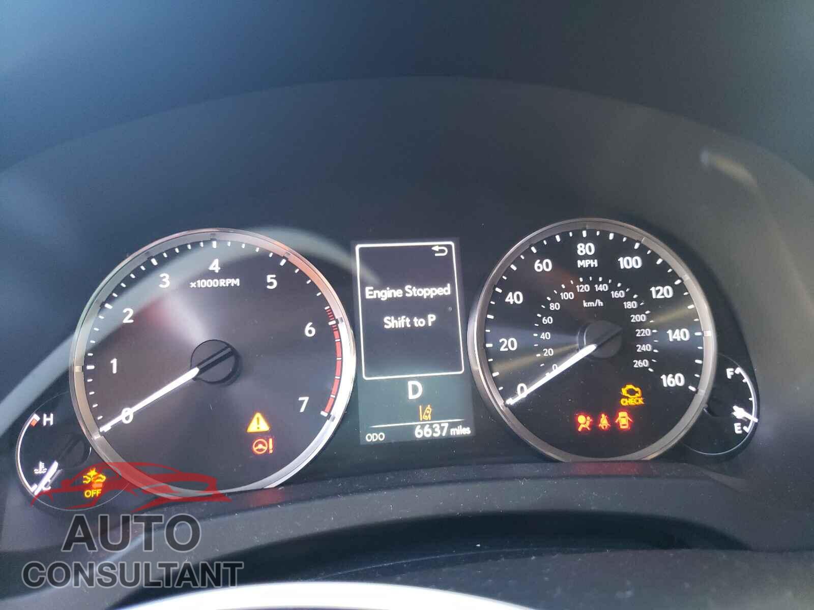 LEXUS IS 2020 - JTHDA1D20L5107054