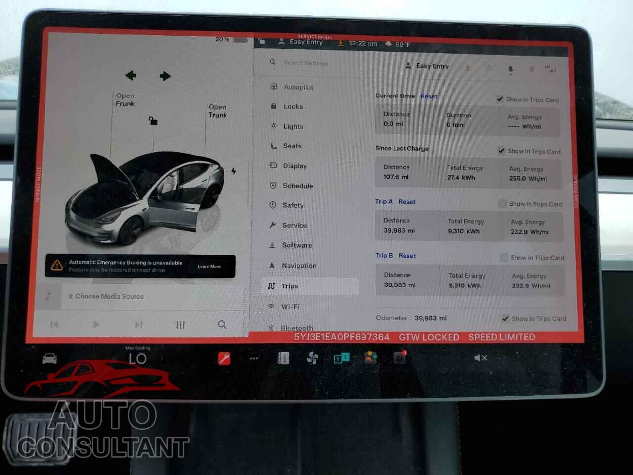 TESLA MODEL 3 2023 - 5YJ3E1EA0PF697364