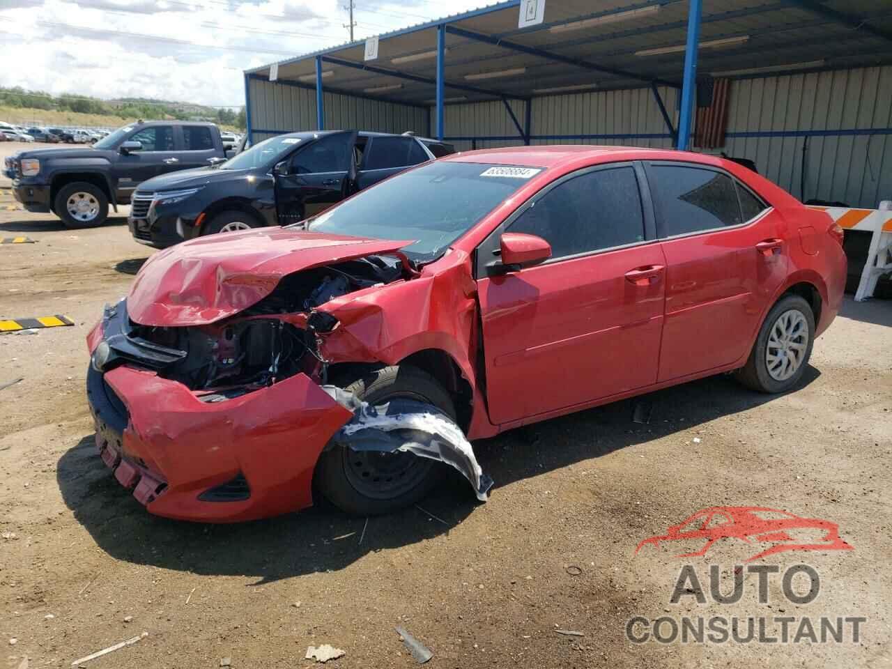 TOYOTA COROLLA 2017 - 2T1BURHEXHC846686