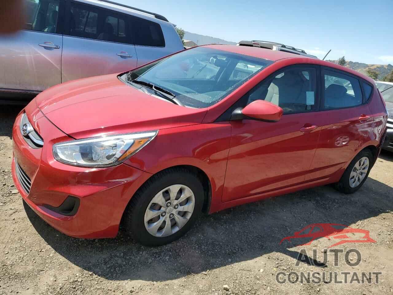 HYUNDAI ACCENT 2017 - KMHCT5AE0HU326201