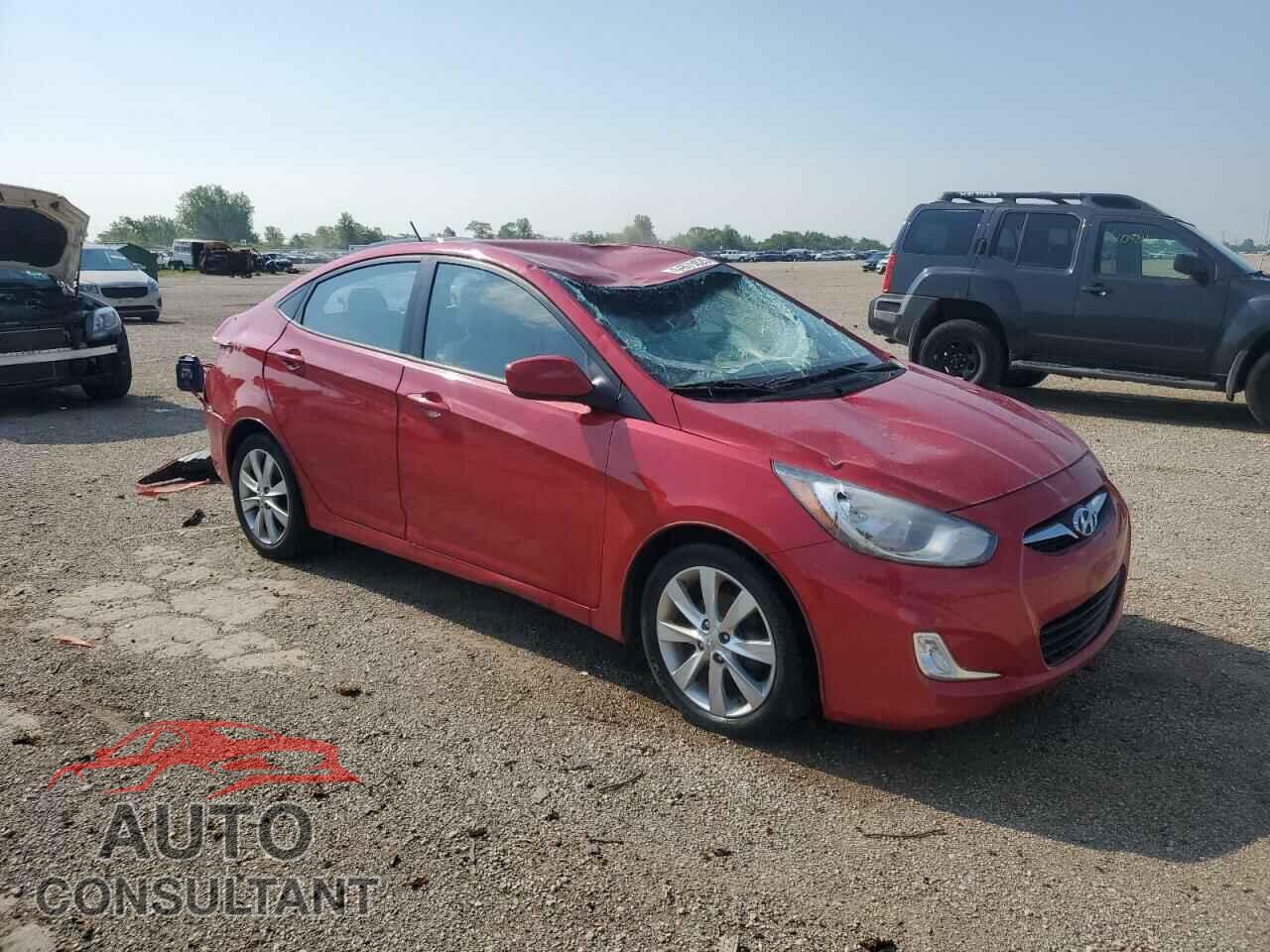 HYUNDAI ACCENT 2012 - KMHCU4AE5CU227258