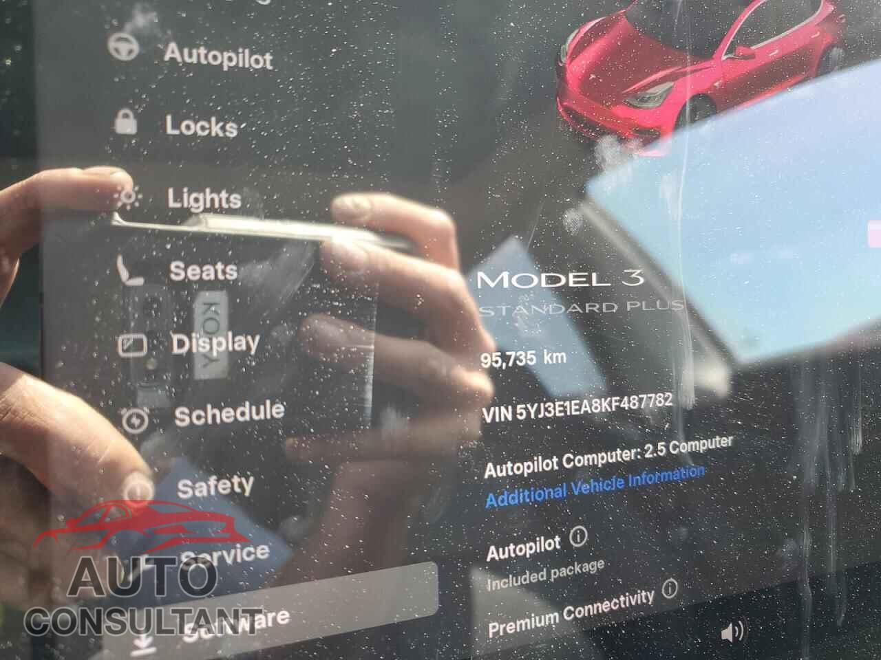 TESLA MODEL 3 2019 - 5YJ3E1EA8KF487782