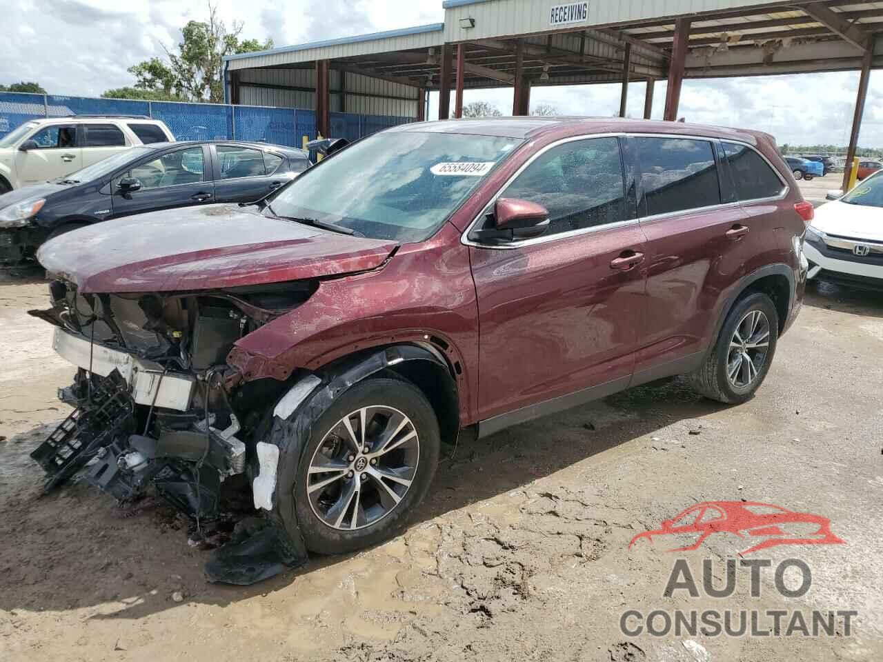 TOYOTA HIGHLANDER 2019 - 5TDZZRFHXKS363789