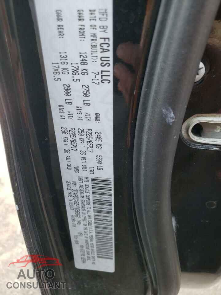 DODGE JOURNEY 2017 - 3C4PDCAB2HT696962