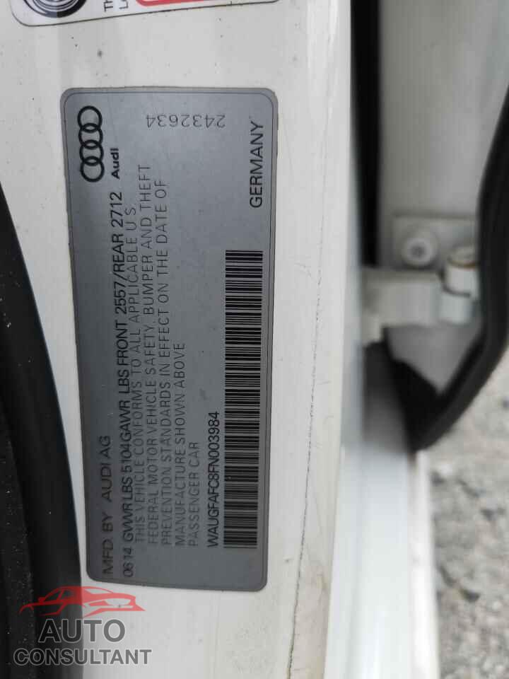 AUDI A6 2015 - WAUGFAFC8FN003984