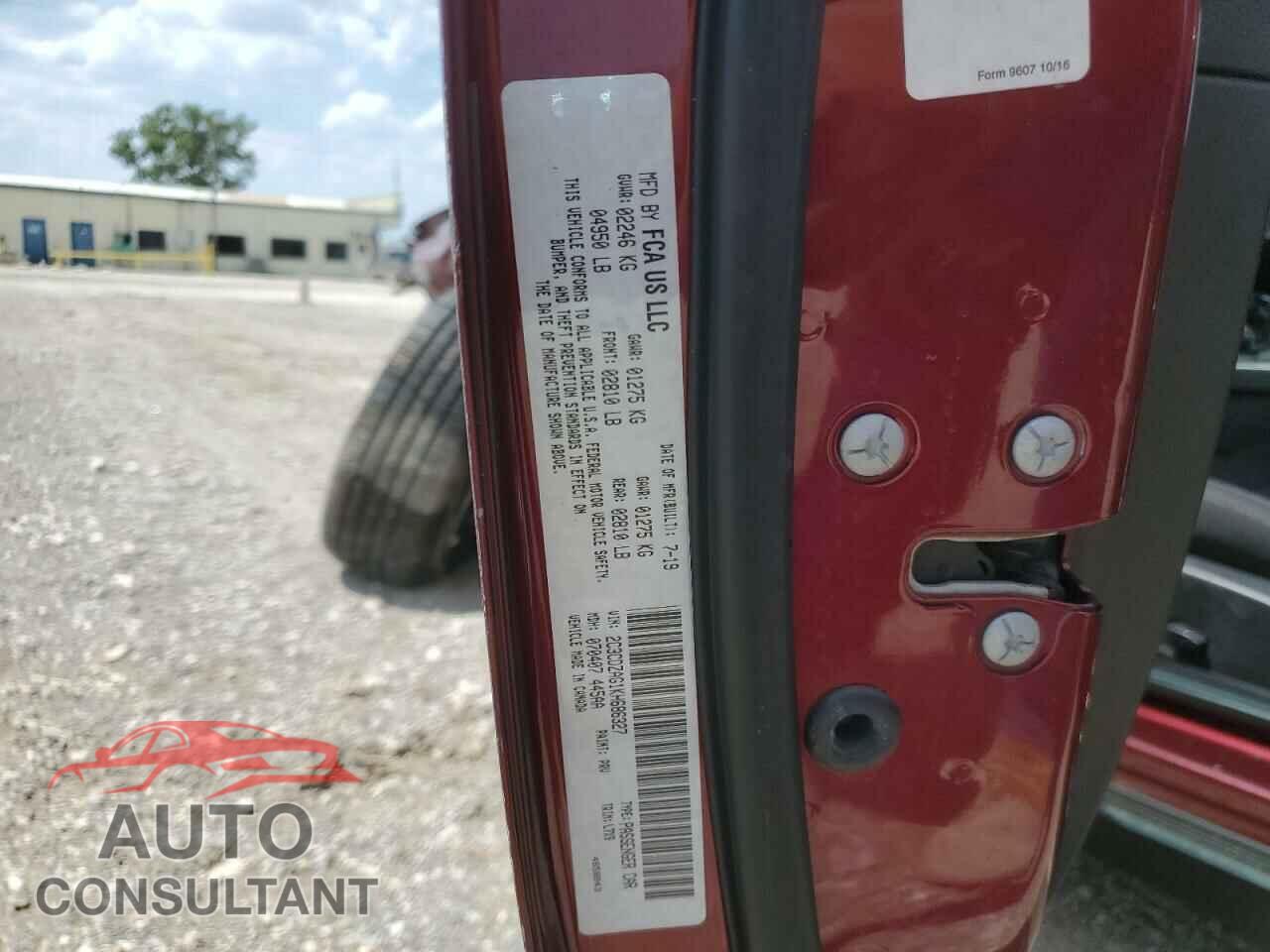 DODGE CHALLENGER 2019 - 2C3CDZAG1KH686327