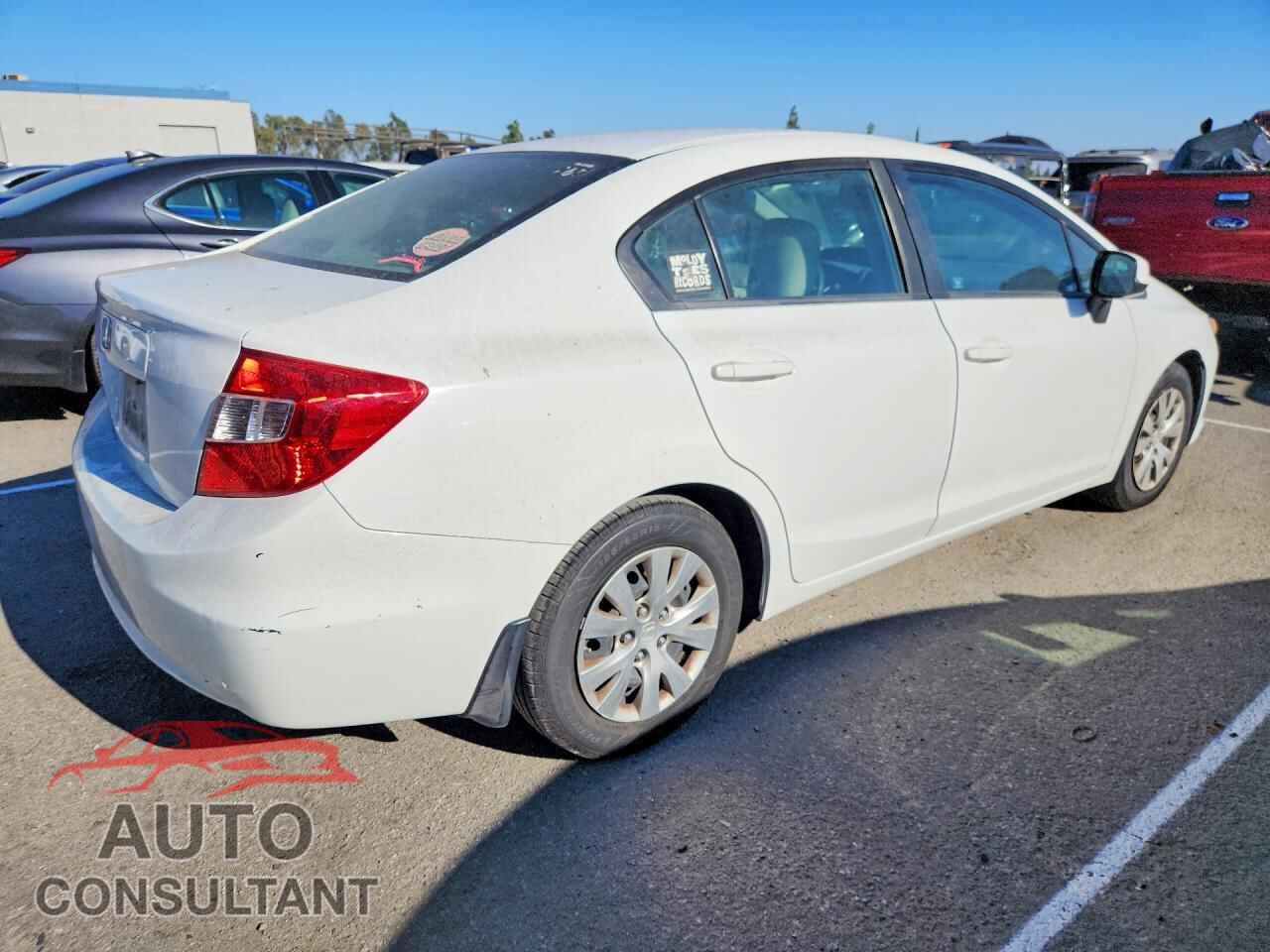 HONDA CIVIC 2012 - 19XFB2F50CE392427