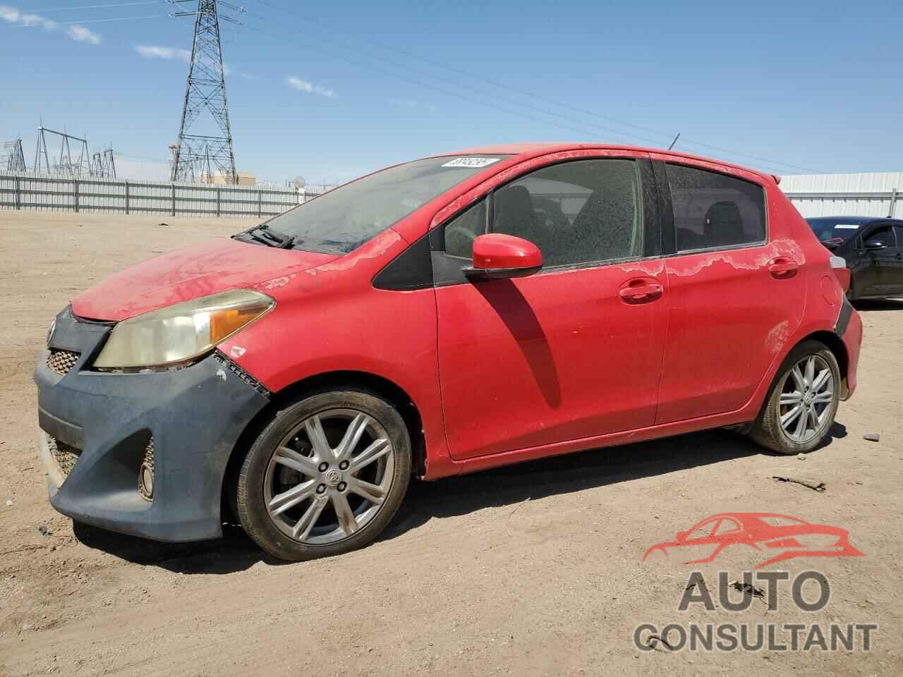 TOYOTA YARIS 2012 - JTDKTUD32CD502811
