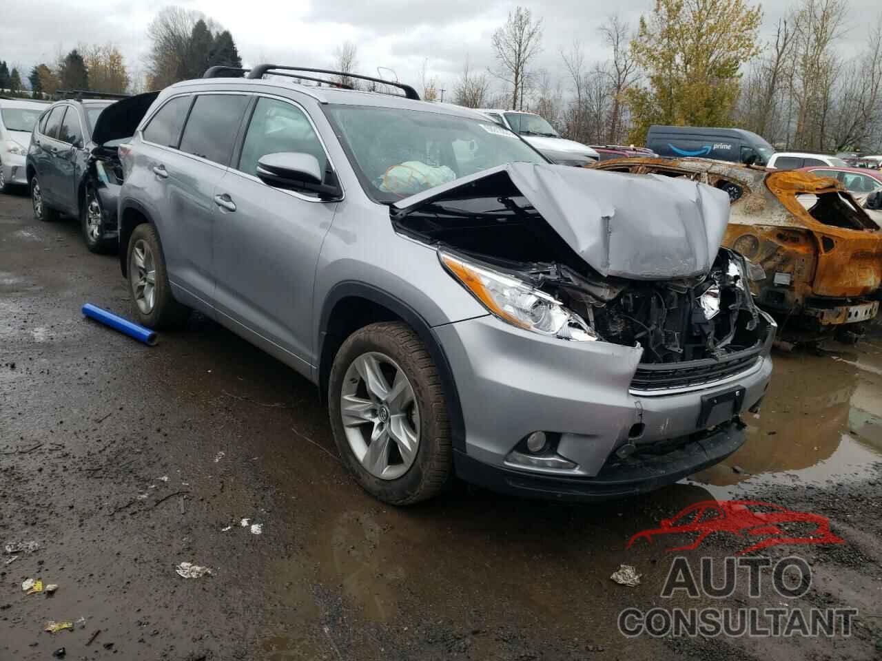 TOYOTA HIGHLANDER 2016 - 5TDDKRFH0GS346781